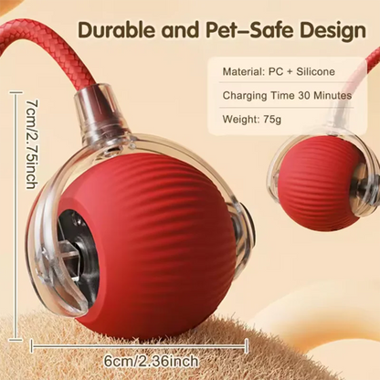 Intelligent interactive cat ball